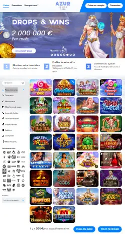 interface et application ASTRAL CASINO