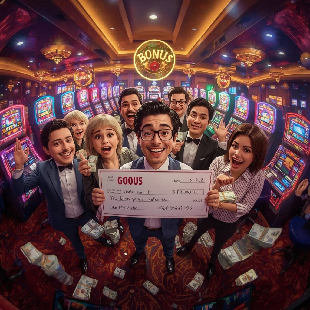 bonus dans les mains de l'homme au casino ASTRAL CASINO