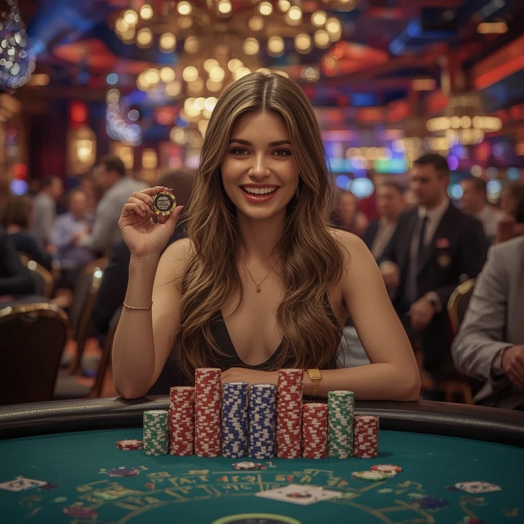 bonus dans les mains de l'homme au Astral Casino CASINO
