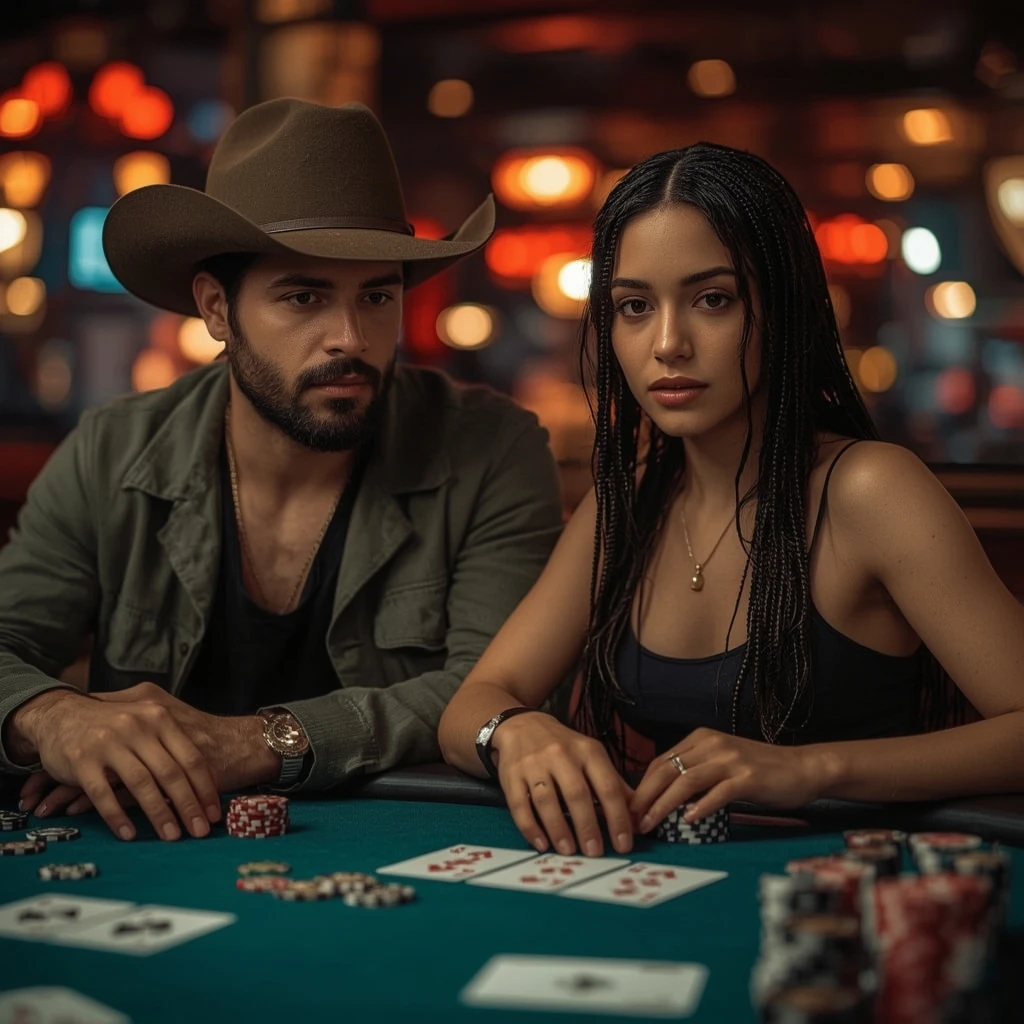 photo de deux joueurs de poker ASTRAL CASINO