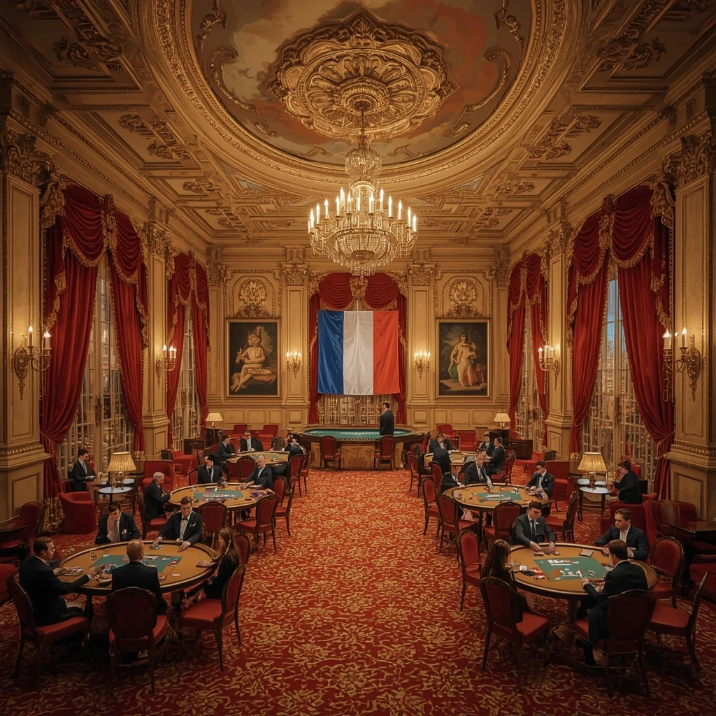 Le casino et le drapeau français ASTRAL CASINO